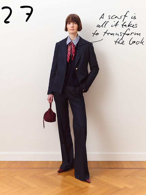 Blazer in gabardina effetto jeans
