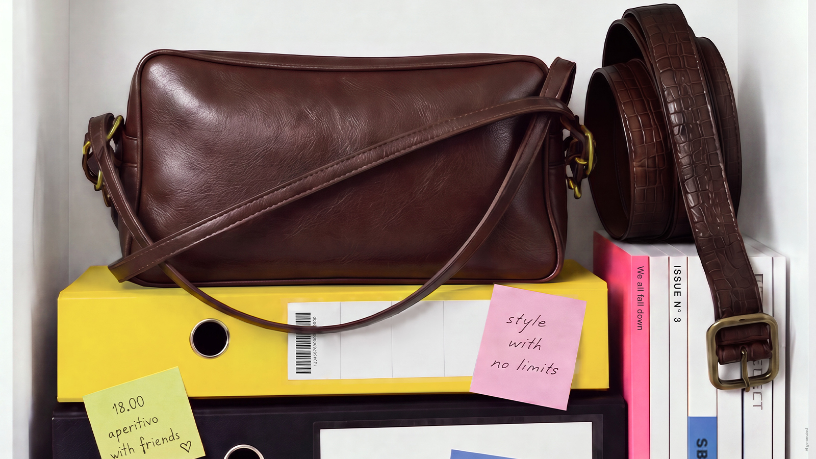Borsa bauletto con doppio manico